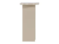 Mesa de rincón Molde beige.