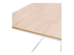 Mesa estudio Mia roble Nordish/blanco 120x60 cm Adec