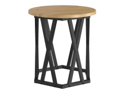 Mesa lateral 2 piezas Roble artisan 50 x 50 x 40 cm