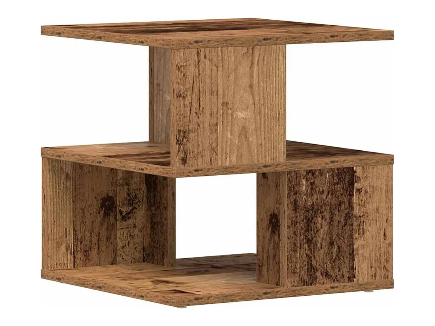 Mesa lateral Madera vieja 40 x 40 x 40 cm Madera contrachapada