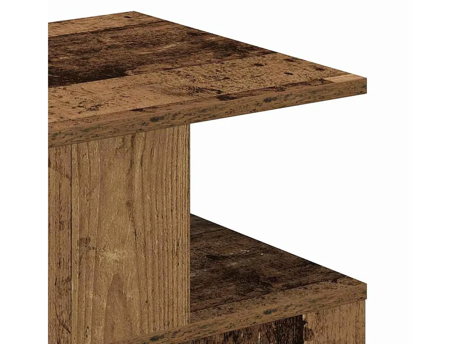Mesa lateral Madera vieja 40 x 40 x 40 cm Madera contrachapada