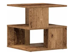 Mesa lateral Madera vieja 40 x 40 x 40 cm Madera contrachapada
