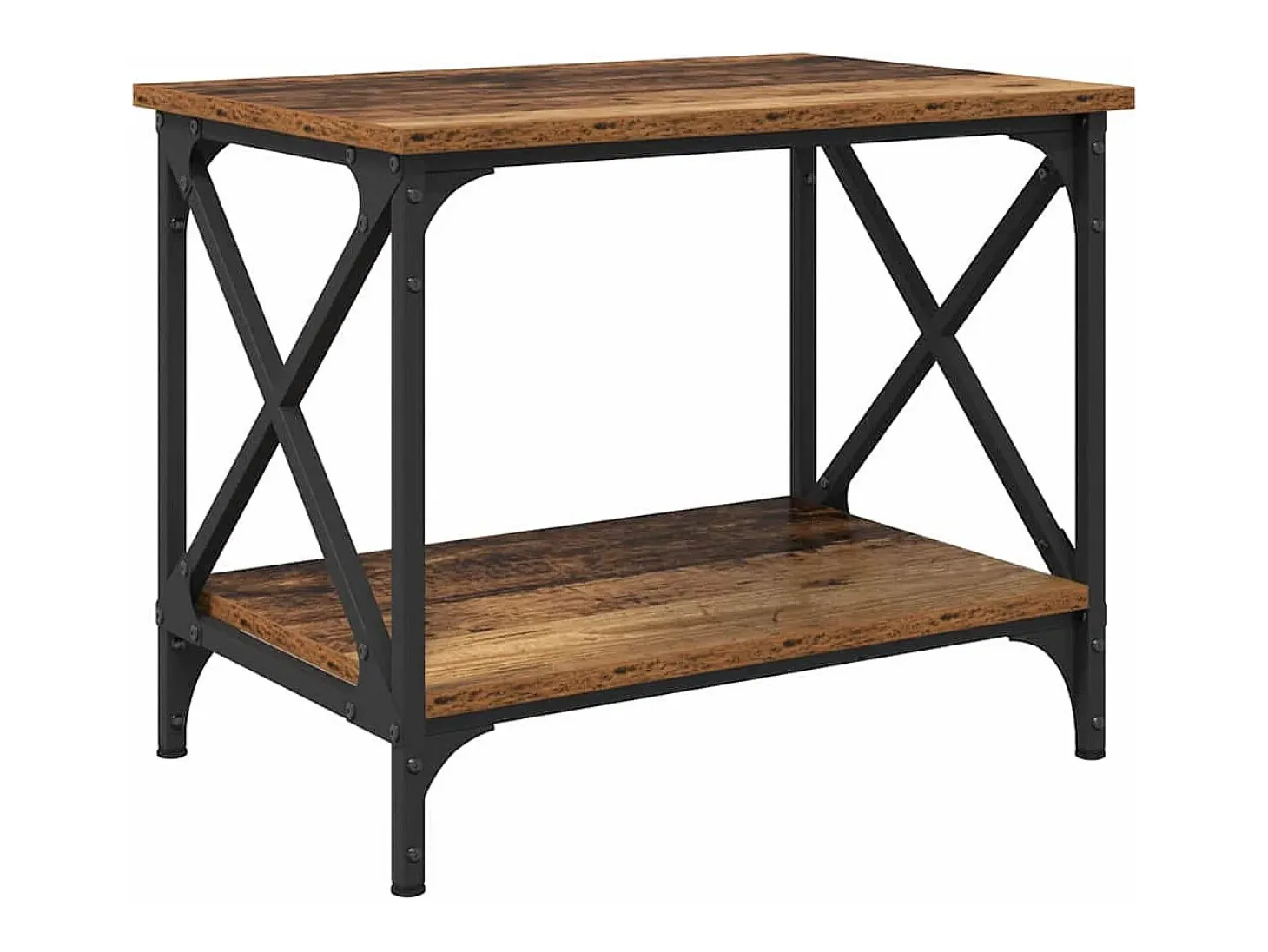 Mesa lateral Madera vieja