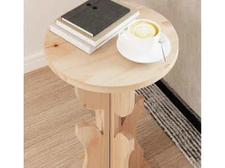 Mesa lateral Natural 39.5 x 39.5 x 53.5 cm