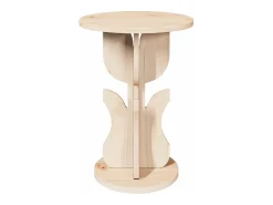 Mesa lateral Natural 39.5 x 39.5 x 53.5 cm
