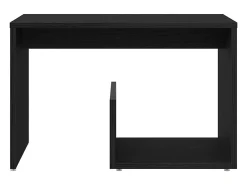 Mesa lateral Roble negro 59 x 36 x 38 cm Madera contrachapada