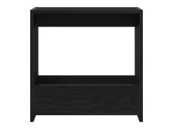 Mesa lateral Roble negro 50 x 26 x 50 cm Madera contrachapada