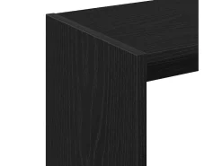 Mesa lateral Roble negro 50 x 26 x 50 cm Madera contrachapada