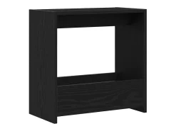 Mesa lateral Roble negro 50 x 26 x 50 cm Madera contrachapada