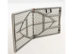 Mesa plegable rectangular Utika blanca 122x60 cm