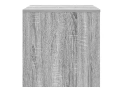Mesas apilables 3 pzas madera contrachapada color gris Sonoma