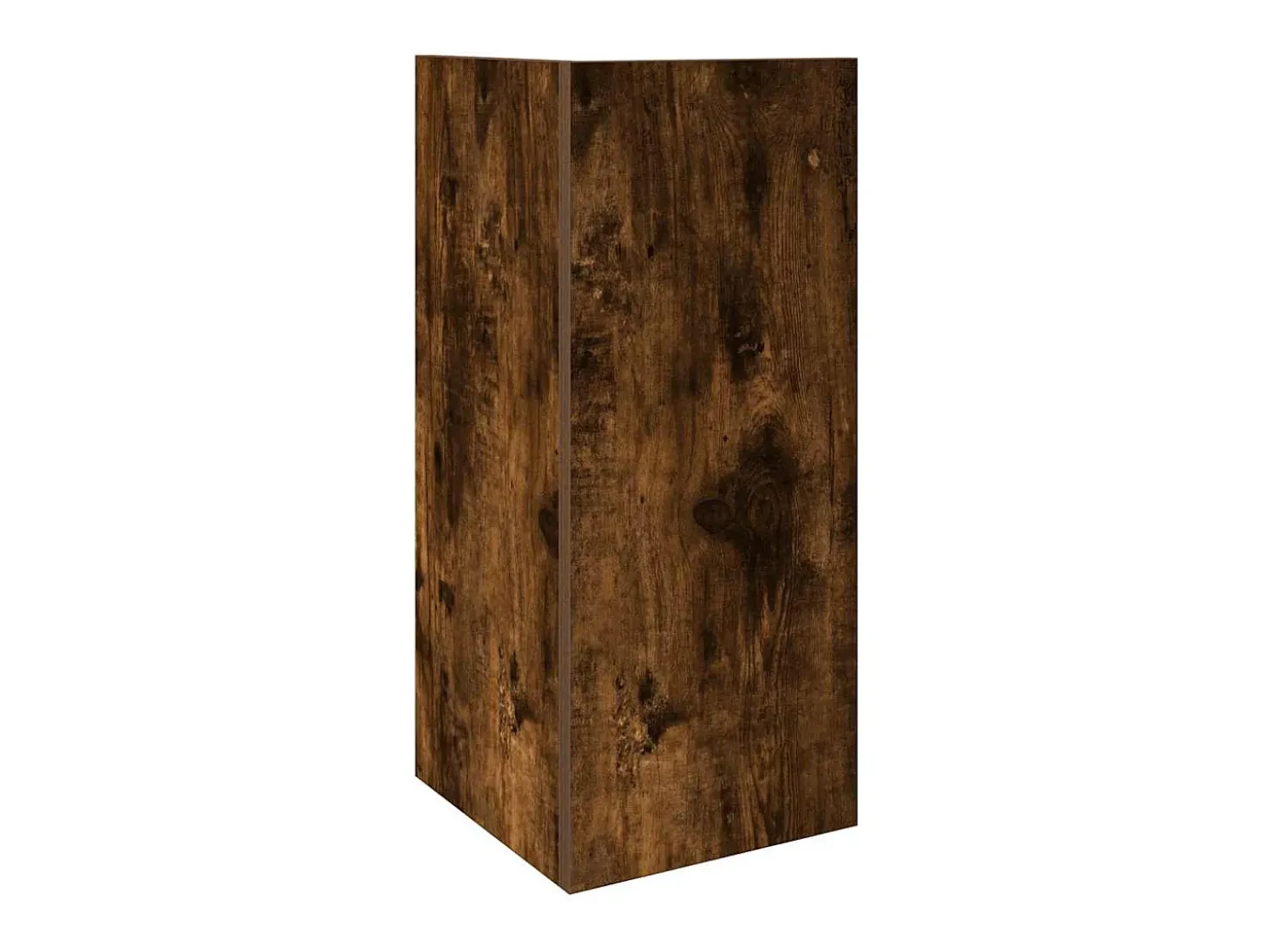 Mesas auxiliares 2 uds con estante ahumado roble 25,5x27x60 cm