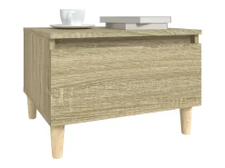 Mesas auxiliares 2 uds madera roble Sonoma 50x46x35 cm