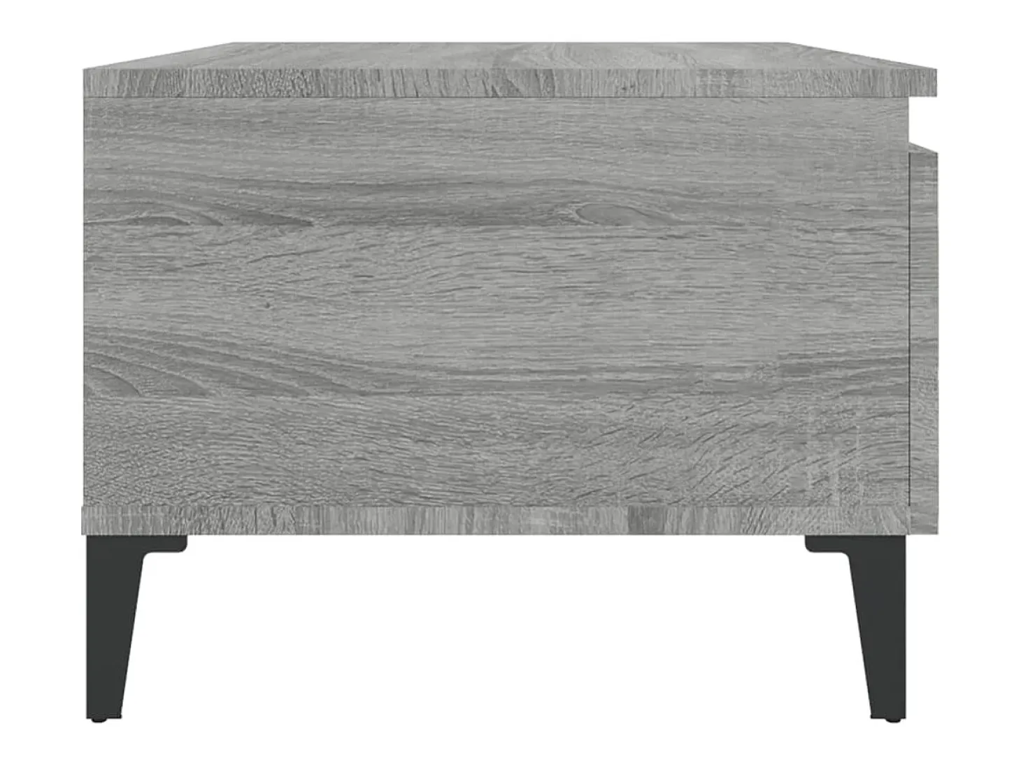 Mesas auxiliares 2 unidades contrachapada gris Sonoma 50x46x35 cm