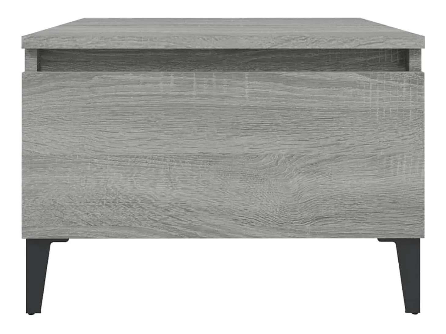 Mesas auxiliares 2 unidades contrachapada gris Sonoma 50x46x35 cm