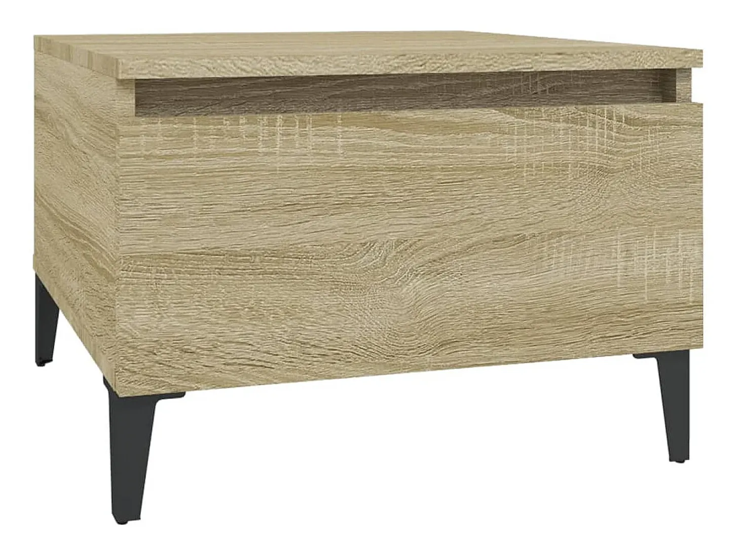 Mesas auxiliares 2 unidades madera roble Sonoma 50x46x35 cm