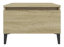 Mesas auxiliares 2 unidades madera roble Sonoma 50x46x35 cm