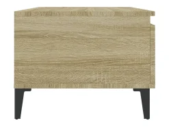 Mesas auxiliares 2 unidades madera roble Sonoma 50x46x35 cm