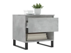 Mesas centro 2 uds madera ingeniería gris hormigón 50x46x50 cm ES94125