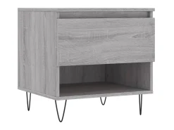 Mesas de centro 2 uds madera ingeniería gris Sonoma 50x46x50 cm ES55239