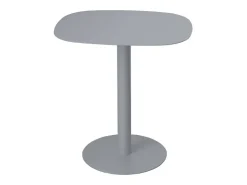 Mesita Auxiliar Salón, Metálica, Diseño Escandinavo, Funcional – Gris - 51*49*38 cm – SKANDY