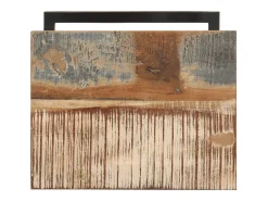 Mesitas auxiliares 2 unidades madera reciclada 31,5x24,5x64,5 cm