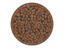 Michael Alan Mesa de bistró de mosaico cerámica terracota Ø50x70 cm