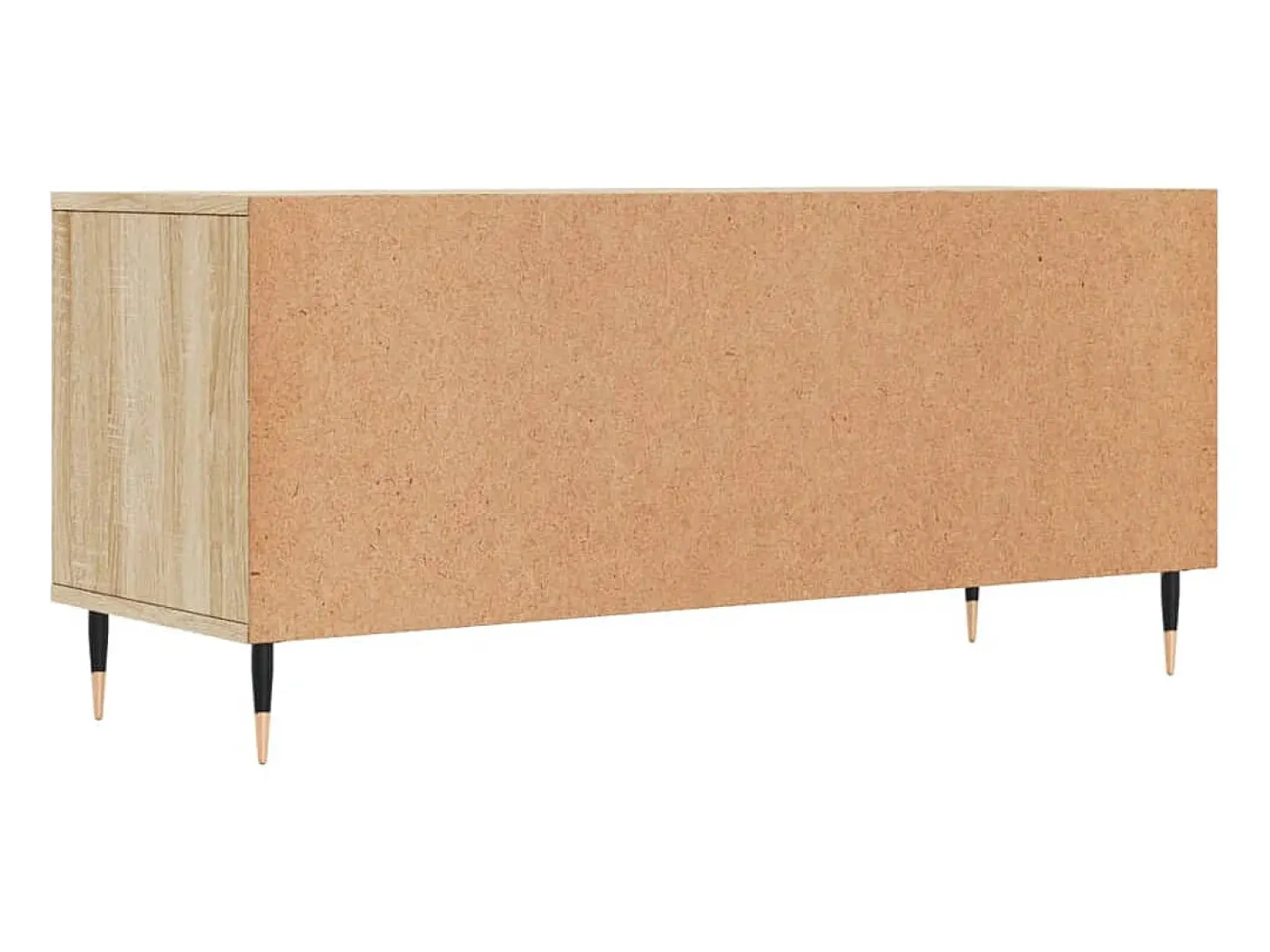 Milo Mueble de TV madera contrachapada roble Sonoma 100x34,5x44,5 cm
