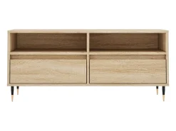 Milo Mueble de TV madera contrachapada roble Sonoma 100x34,5x44,5 cm