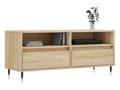 Milo Mueble de TV madera contrachapada roble Sonoma 100x34,5x44,5 cm