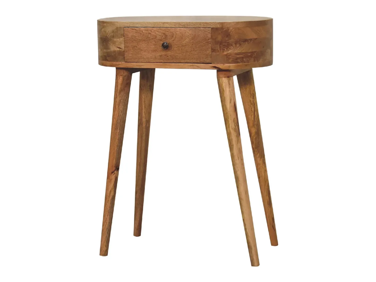 Mini consola de roble estilo Albion