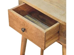 Mini consola de roble estilo Albion