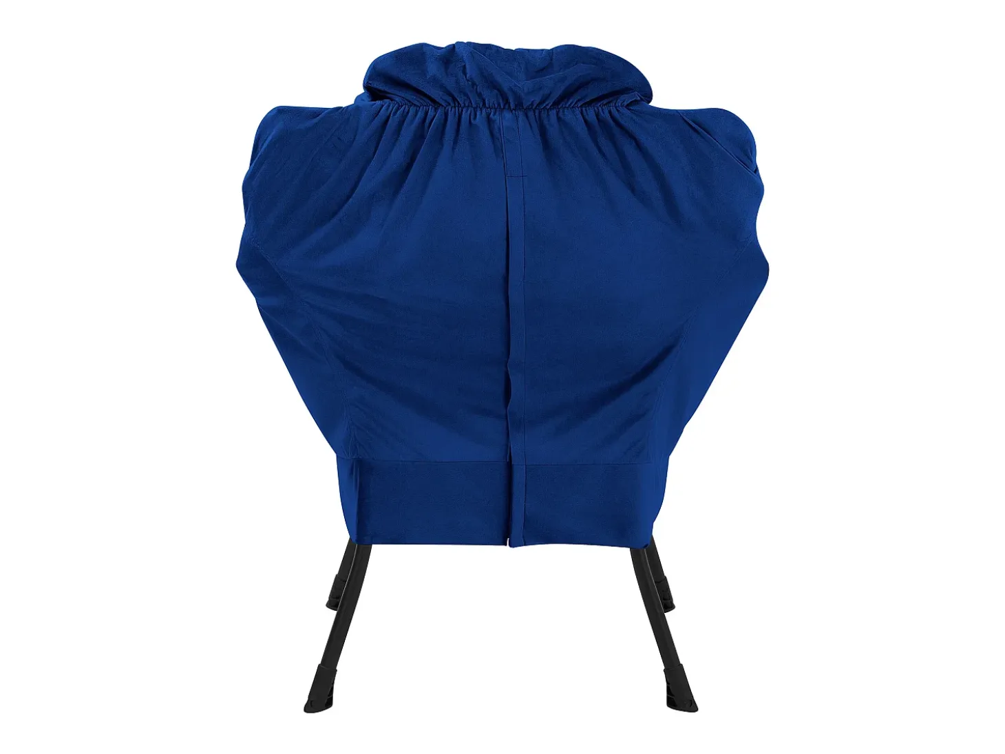 ML-Design Sillón reclinable azul oscuro, Sillón con reposabrazos y bolsillo lateral