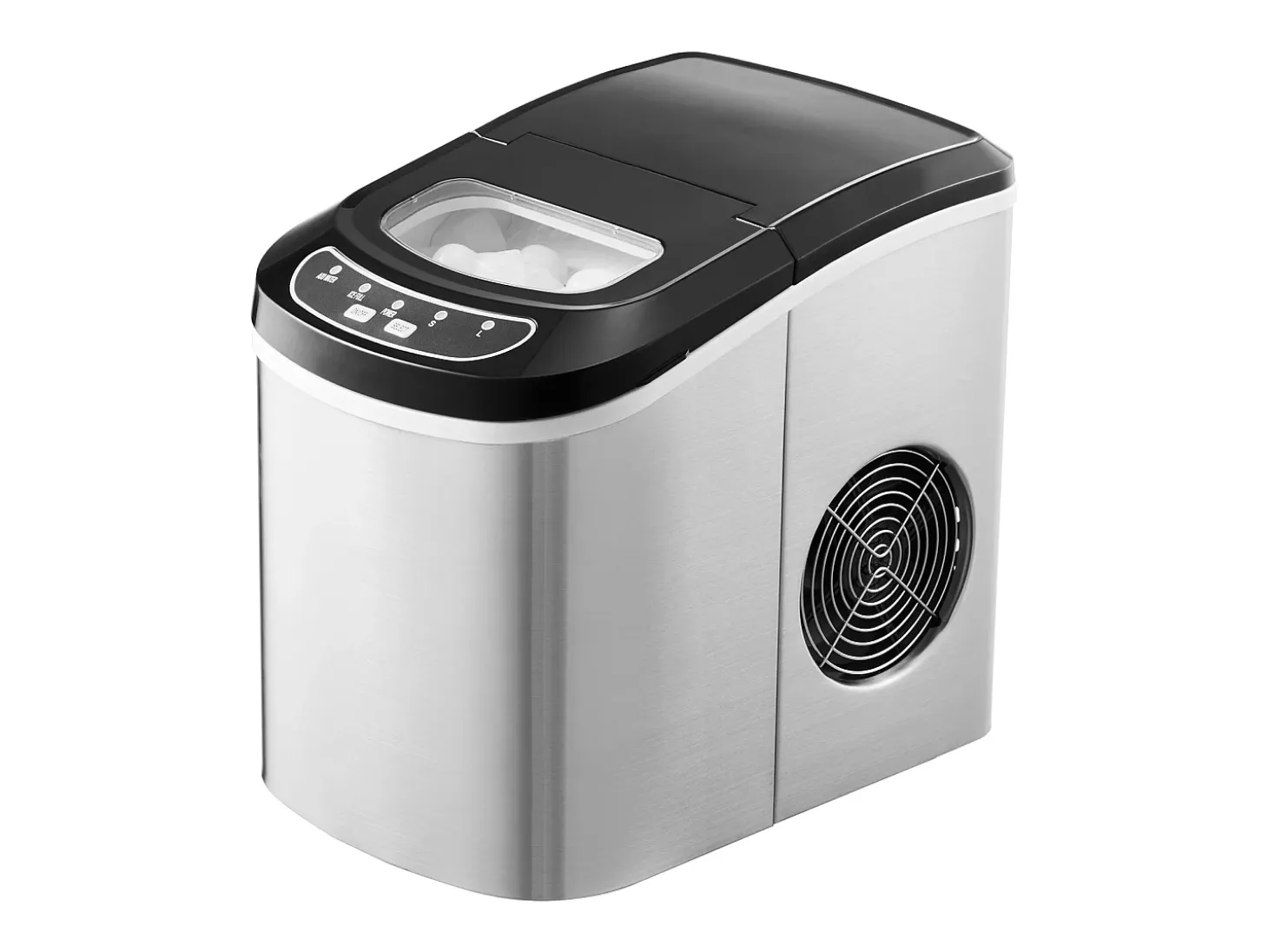 Máquina de Hielo de Sobremesa SucceBuy, 15 kg/24 h, 9 Cubitos en 6 min, Autolimpiante, Pala/Cesta, Bar/Oficina/Cocina/Hogar