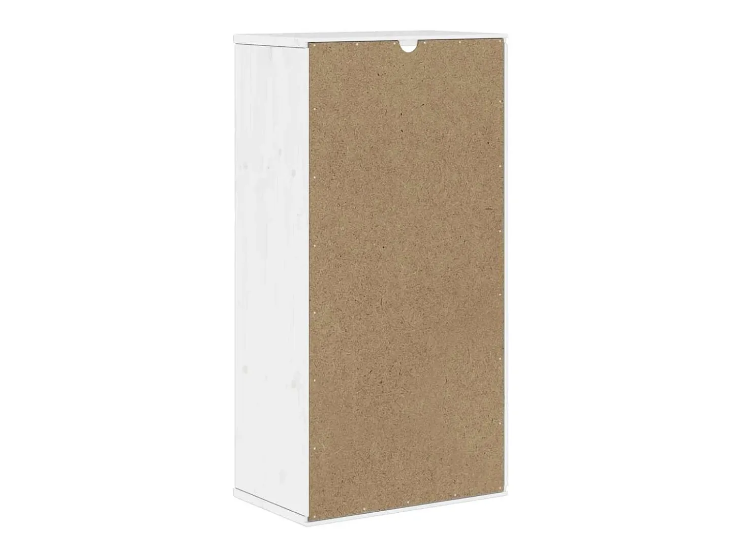 Mueble auxiliar con cajón ODDA blanco 40x24x79 cm madera pino