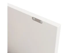 Mueble bar giratorio - 204 x 39 x 104 cm - con 2 cajones y 1 puerta - 5 espacios de almacenamiento abiertos - blanco
