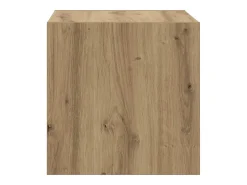 Mueble de pared con estante 2 piezas roble artesanal 37 x 37 x 37 cm