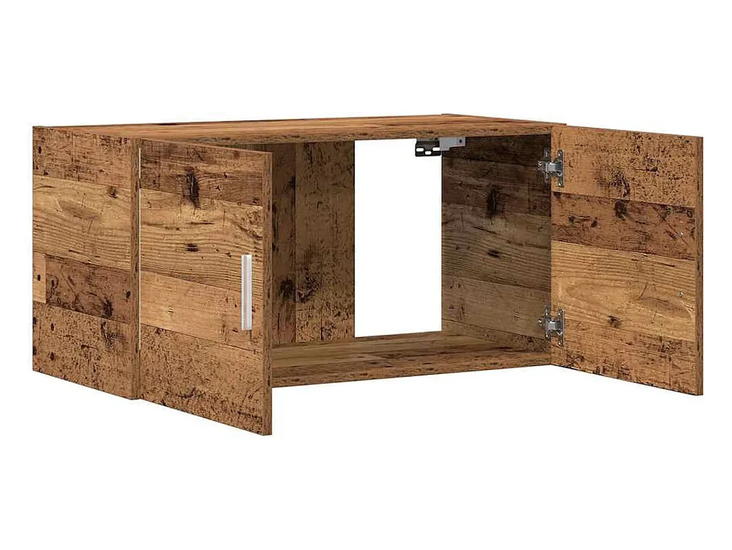 Mueble de pared madera vieja 80x39x40 cm madera de ingeniería