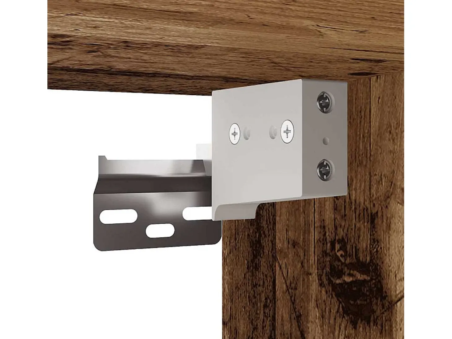 Mueble de pared madera vieja 80x39x40 cm madera de ingeniería