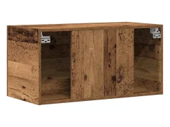 Mueble de pared madera vieja 80x39x40 cm madera de ingeniería