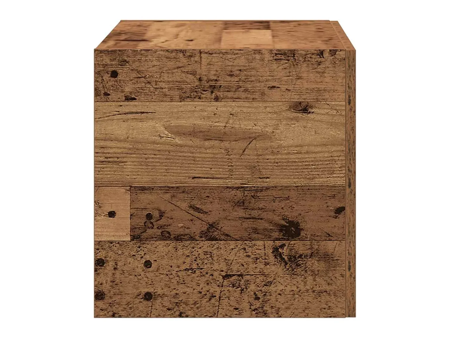 Mueble de pared madera vieja 80x39x40 cm madera de ingeniería