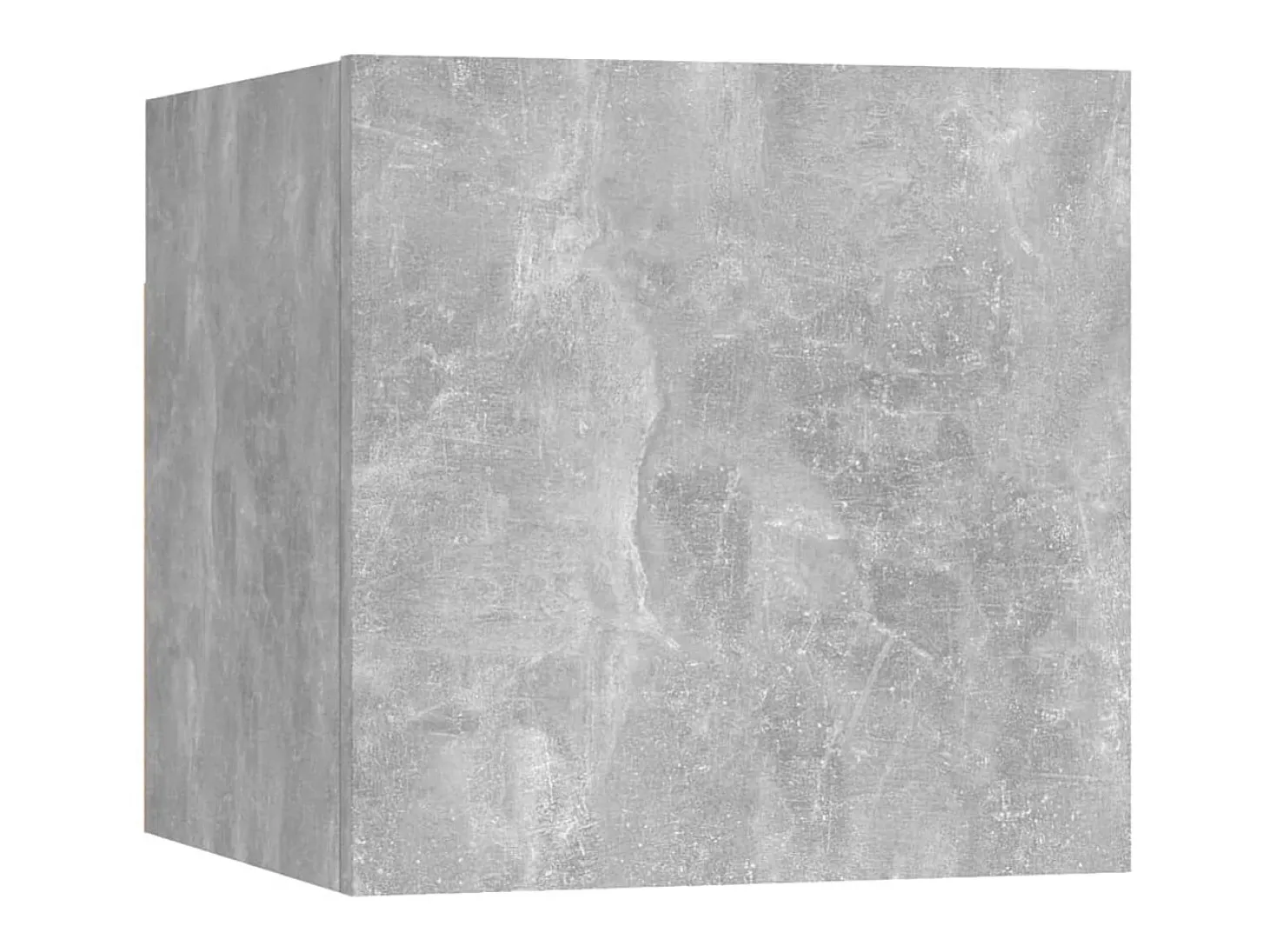Mueble de salón de pared gris hormigón 30,5x30x30 cm ES52519