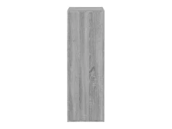 Mueble de TV 2 uds madera ingeniería gris Sonoma 30,5x30x90 cm