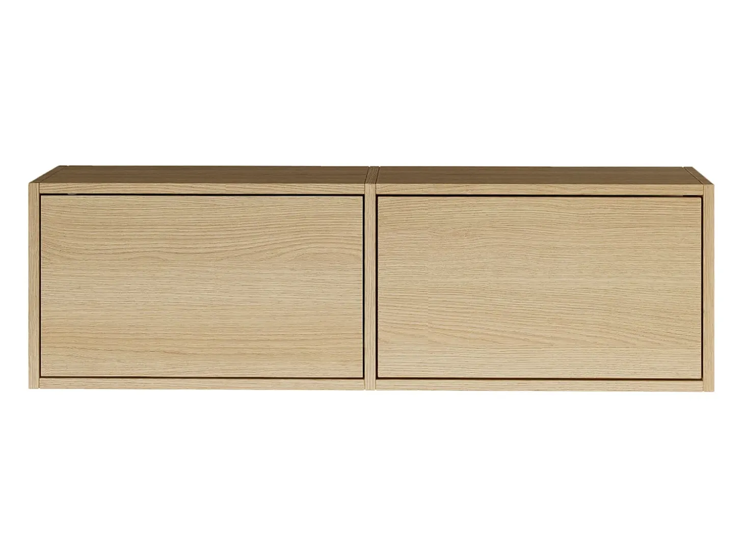 Mueble de TV con 2 puertas – acabado roble – 100 cm – FRAMME