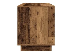 Mueble de TV con luces LED madera vieja 100x41x50 cm