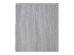 Mueble de TV con luces LED gris Sonoma 120x35x40 cm