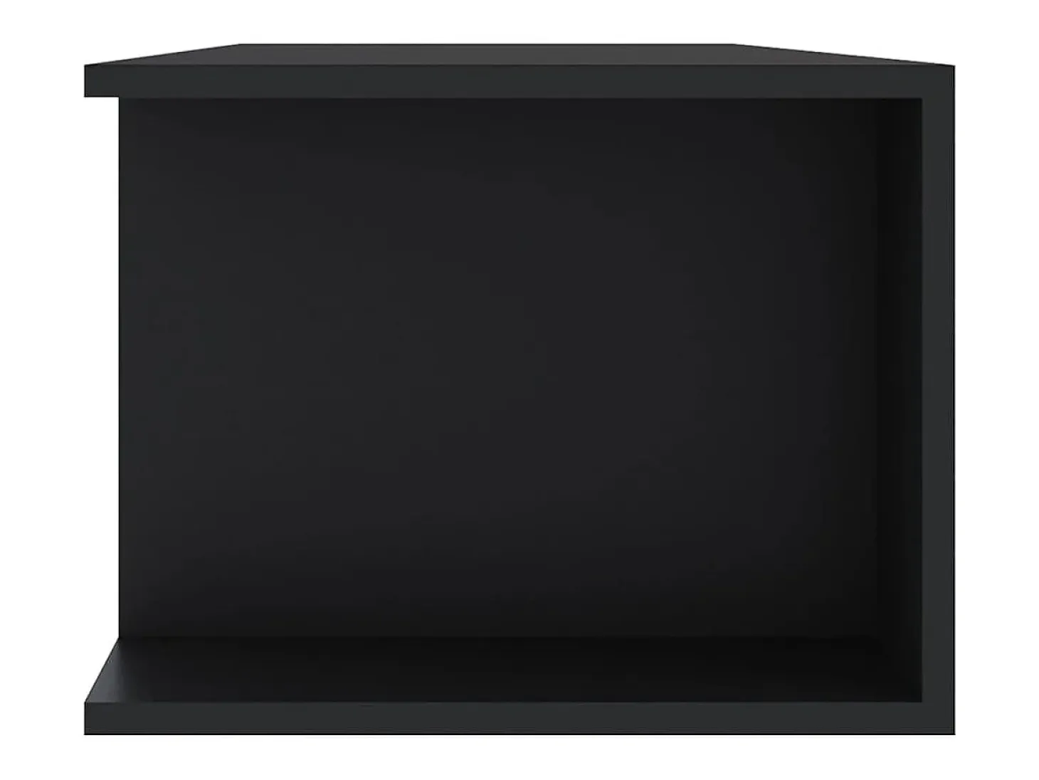 Mueble de TV con luces LED negro 135x39x30 cm