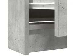 Mueble de TV de madera de ingeniería gris hormigón 40x35x54 cm