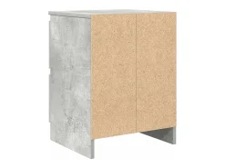 Mueble de TV de madera de ingeniería gris hormigón 40x35x54 cm
