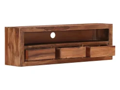 Mueble de TV de madera maciza de Sheesham 120x30x40 cm